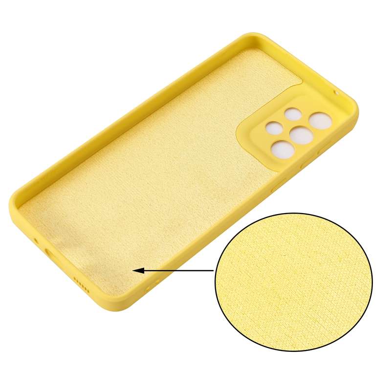 For Samsung Galaxy A33 5G Color Liquid Silicone Phone Case(Black)