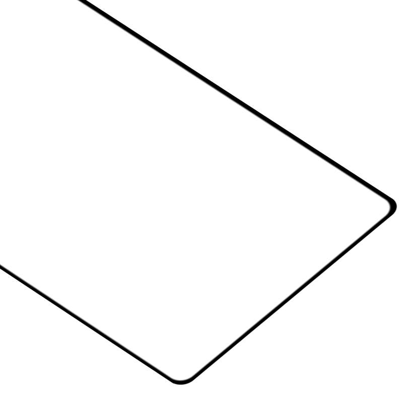 Front Screen Outer Glass Lens with OCA Optically Clear Adhesive for Xiaomi Mi Mix 2(Black)