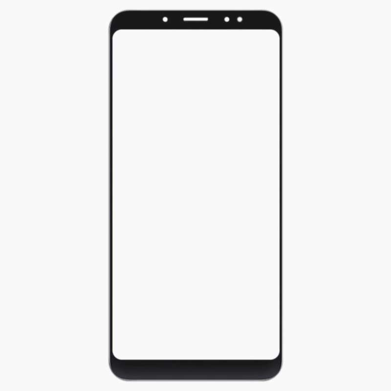 Front Screen Outer Glass Lens with OCA Optically Clear Adhesive for Xiaomi Redmi 5 Plus(Black)