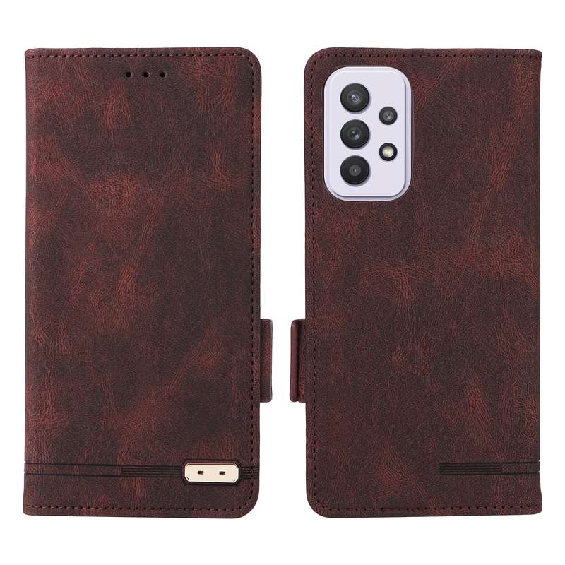For Samsung Galaxy A33 5G Magnetic Clasp Leather Phone Case(Green)