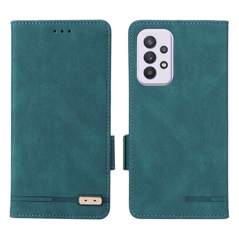 For Samsung Galaxy A33 5G Magnetic Clasp Leather Phone Case(Green)