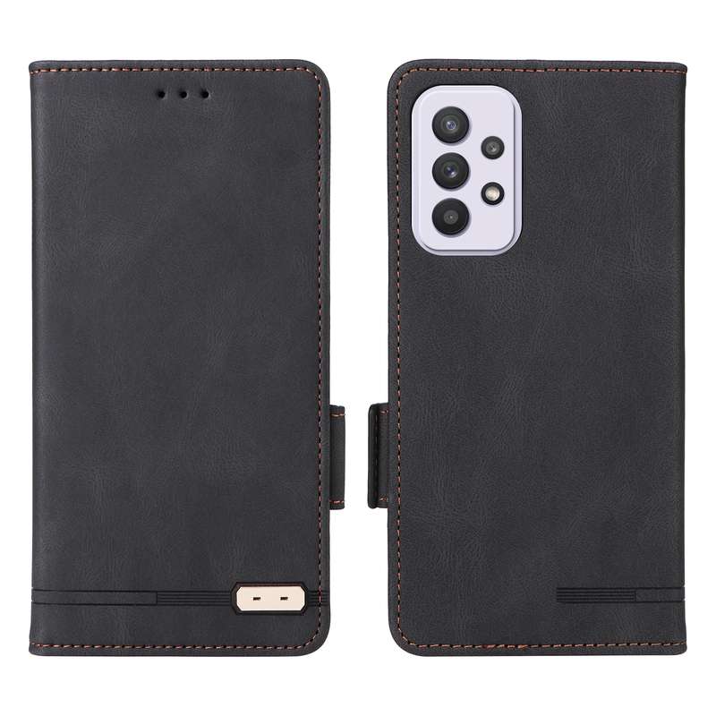 For Samsung Galaxy A33 5G Magnetic Clasp Leather Phone Case(Green)