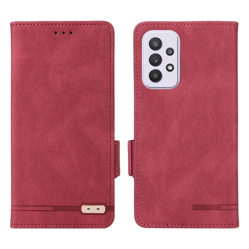 For Samsung Galaxy A33 5G Magnetic Clasp Leather Phone Case(Green)