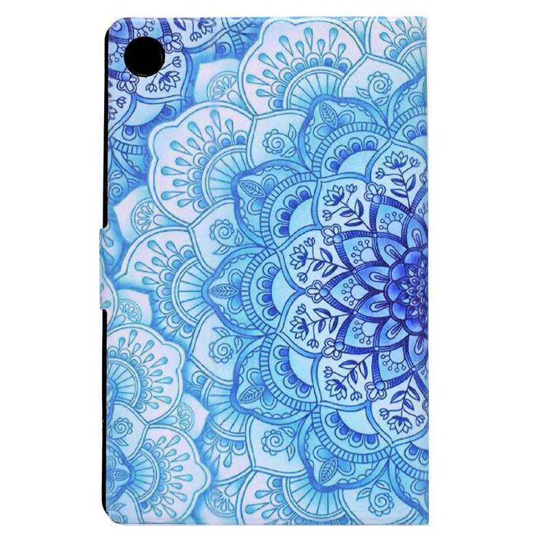 For Samsung Galaxy Tab A8 10.5 2021 Electric Pressed TPU Leather Tablet Case(Star Cat)