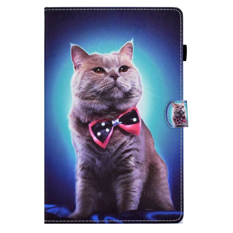 For Samsung Galaxy Tab A7 10.4 2020 Electric Pressed TPU Leather Tablet Case(Butterfly)