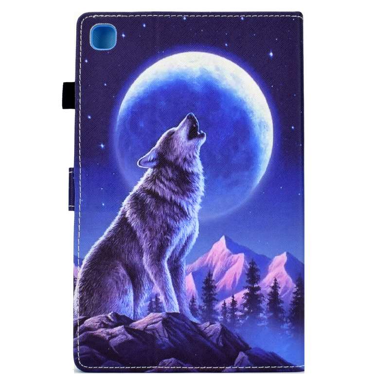 For Samsung Galaxy Tab A7 10.4 2020 Electric Pressed TPU Leather Tablet Case(Butterfly)