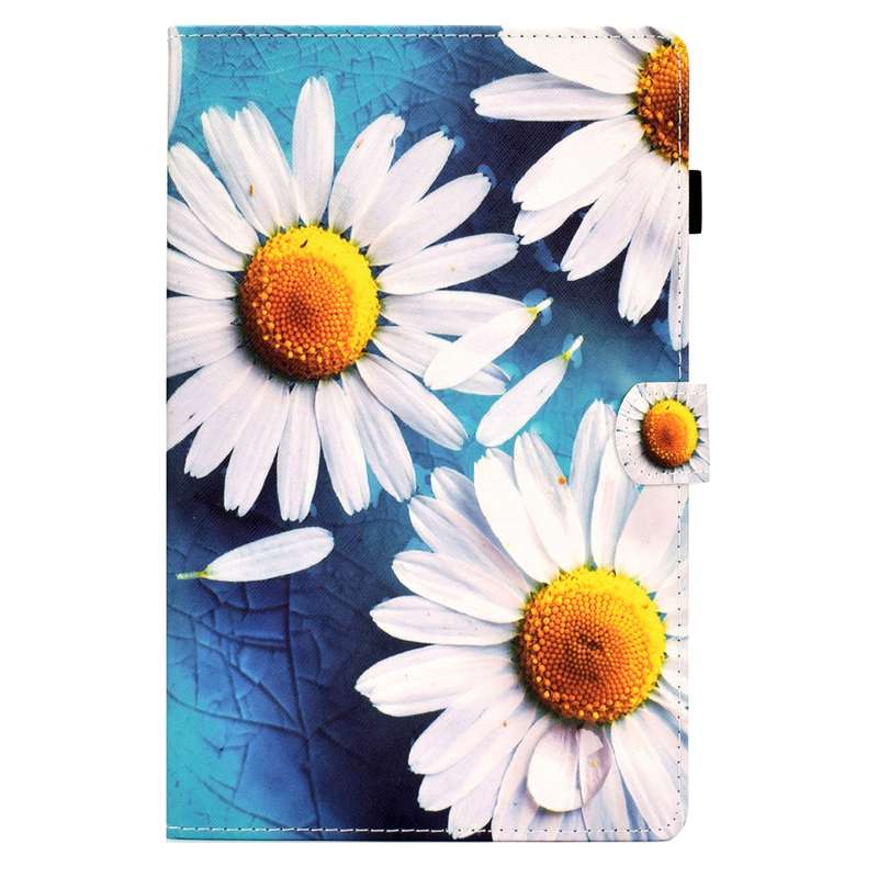 For Samsung Galaxy A52 5G / 4G Flowers and Plants Series IMD TPU Phone Case(Blue Rose)
