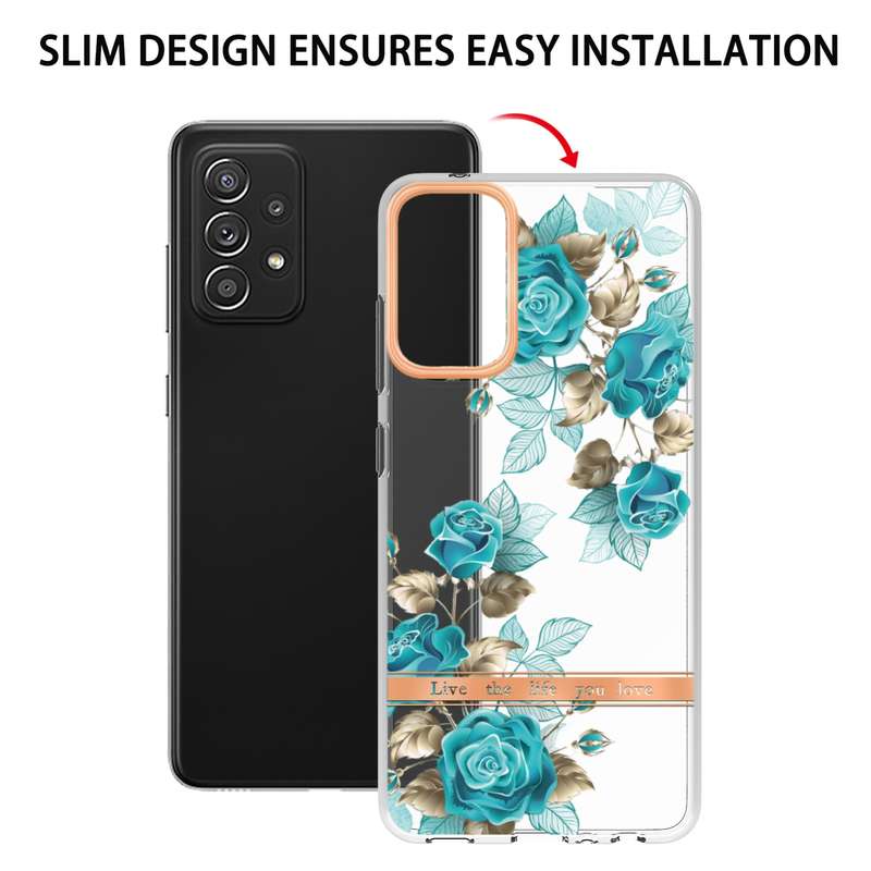 For Samsung Galaxy S20 Flowers and Plants Series IMD TPU Phone Case(Orchid Peony)