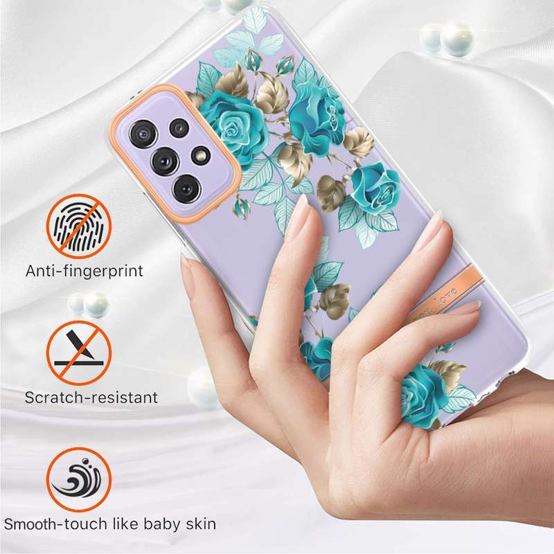 For Samsung Galaxy S20 Flowers and Plants Series IMD TPU Phone Case(Orchid Peony)