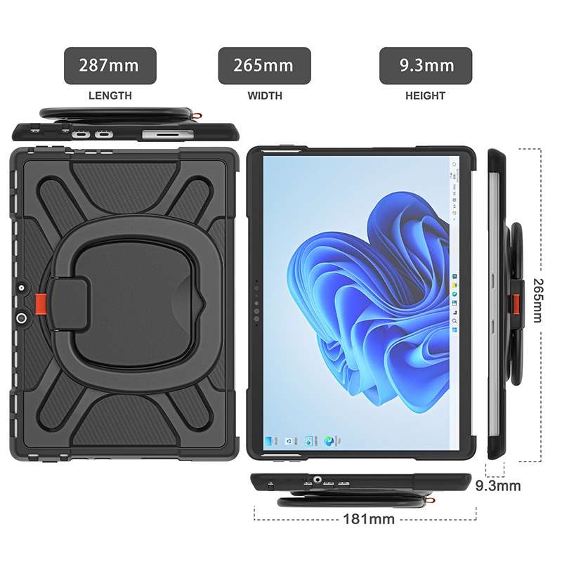 For MicroSoft Surface Pro 8 TPU + PC Tablet Case(Transparent)