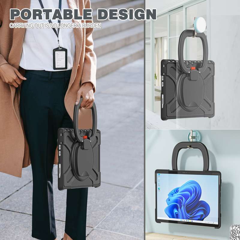 For MicroSoft Surface Pro 8 TPU + PC Tablet Case(Transparent)