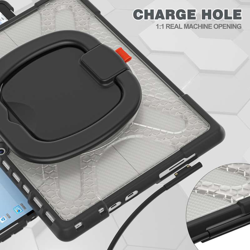 For MicroSoft Surface Pro 8 TPU + PC Tablet Case(Transparent)