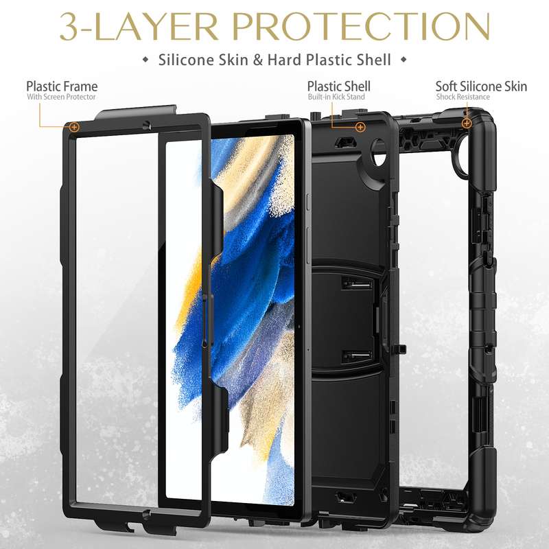 For MicroSoft Surface Pro 8 TPU + PC Tablet Case(Transparent)