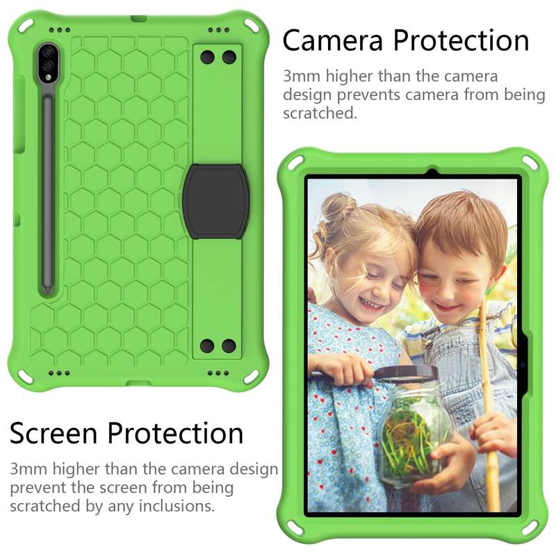 For Samsung Galaxy Tab A8 10.5 2021 Shockproof Black Silicone + PC Tablet Protective Case(Black)