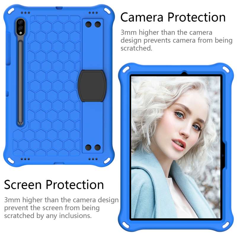 For Samsung Galaxy Tab A8 10.5 2021 Shockproof Black Silicone + PC Tablet Protective Case(Black)