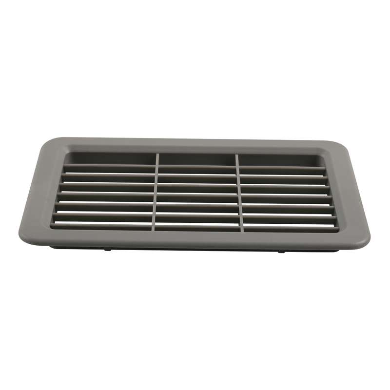 A6787 193x122mm Snap-on RV / Bus Oblique Louver Outlet Panel(Grey)