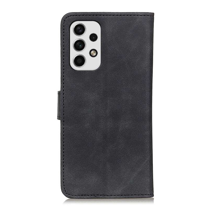 For Samsung Galaxy A23 4G KHAZNEH Retro Texture Flip Leather Phone Case(Brown)