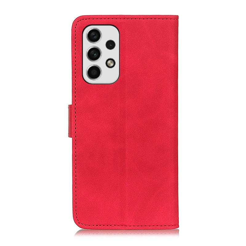 For Samsung Galaxy A23 4G KHAZNEH Retro Texture Flip Leather Phone Case(Brown)