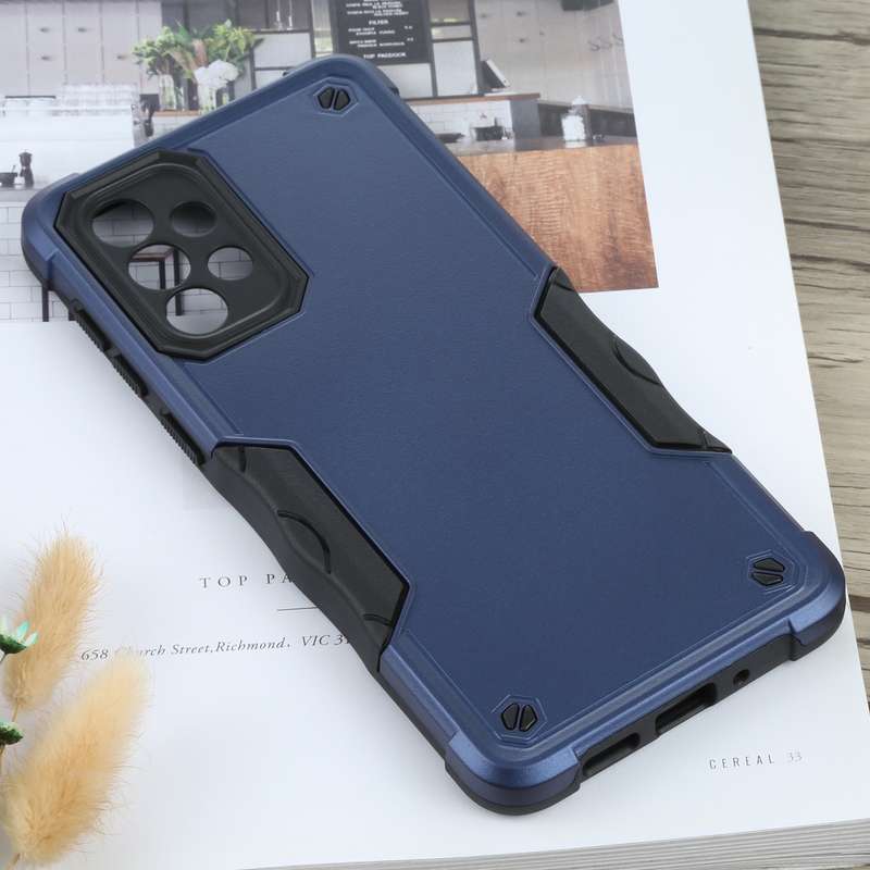 For Samsung Galaxy A73 Non-slip Armor Phone Case(Green)