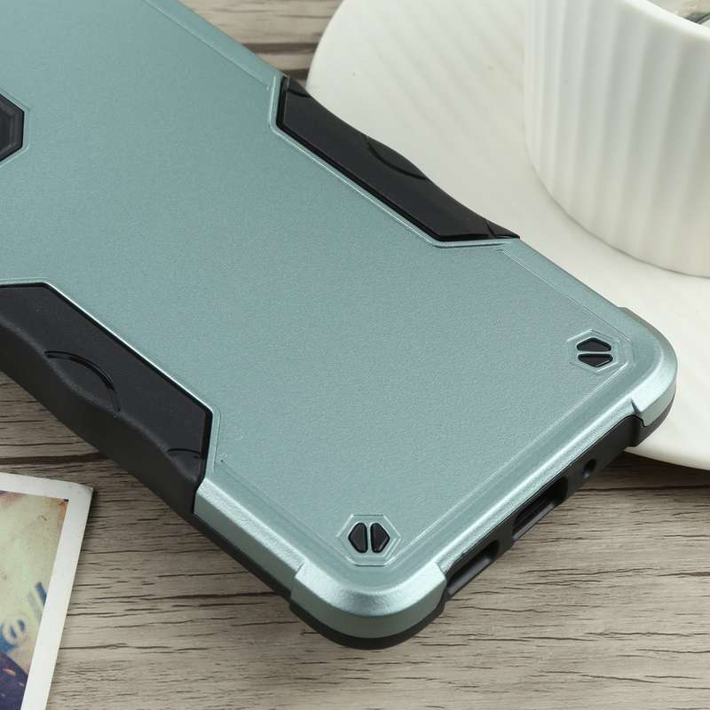 For Samsung Galaxy A73 Non-slip Armor Phone Case(Green)