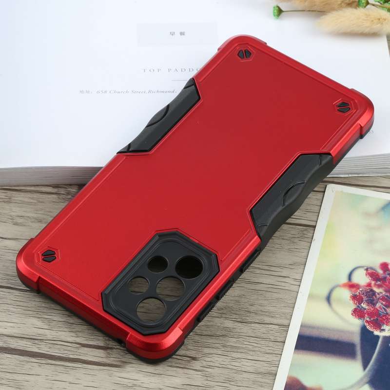 For Samsung Galaxy A73 Non-slip Armor Phone Case(Green)