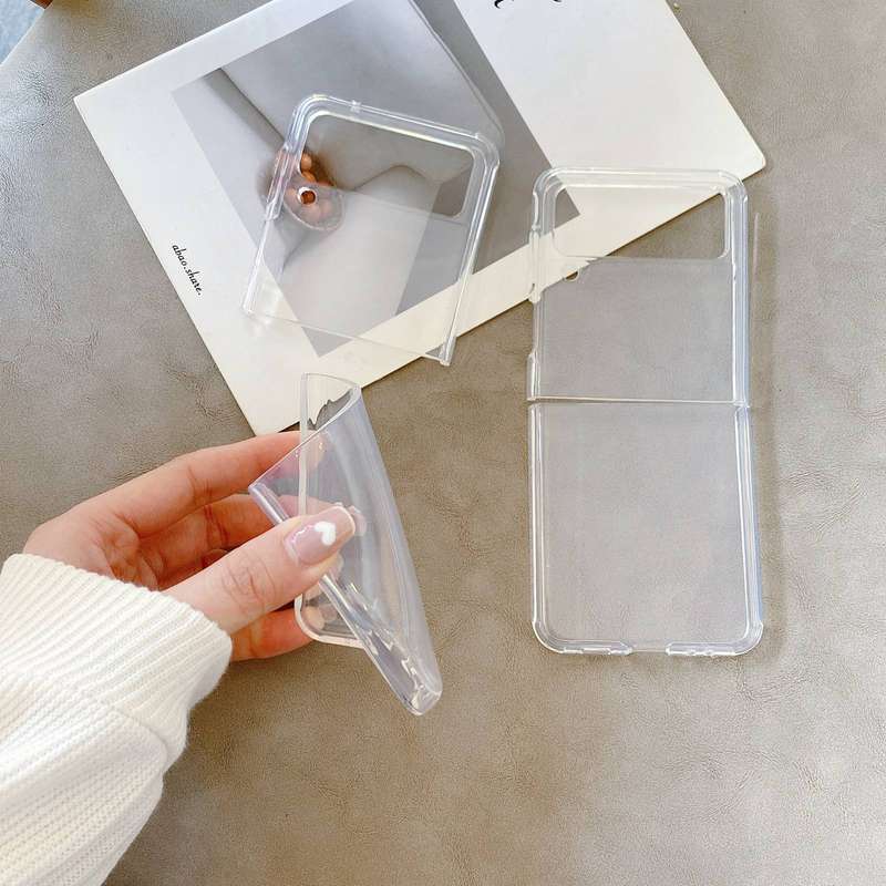 For Samsung Galaxy Z Flip3 5G Round Edge TPU Folding Phone Case
