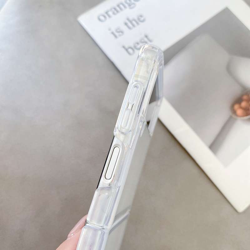 For Samsung Galaxy Z Flip3 5G Round Edge TPU Folding Phone Case