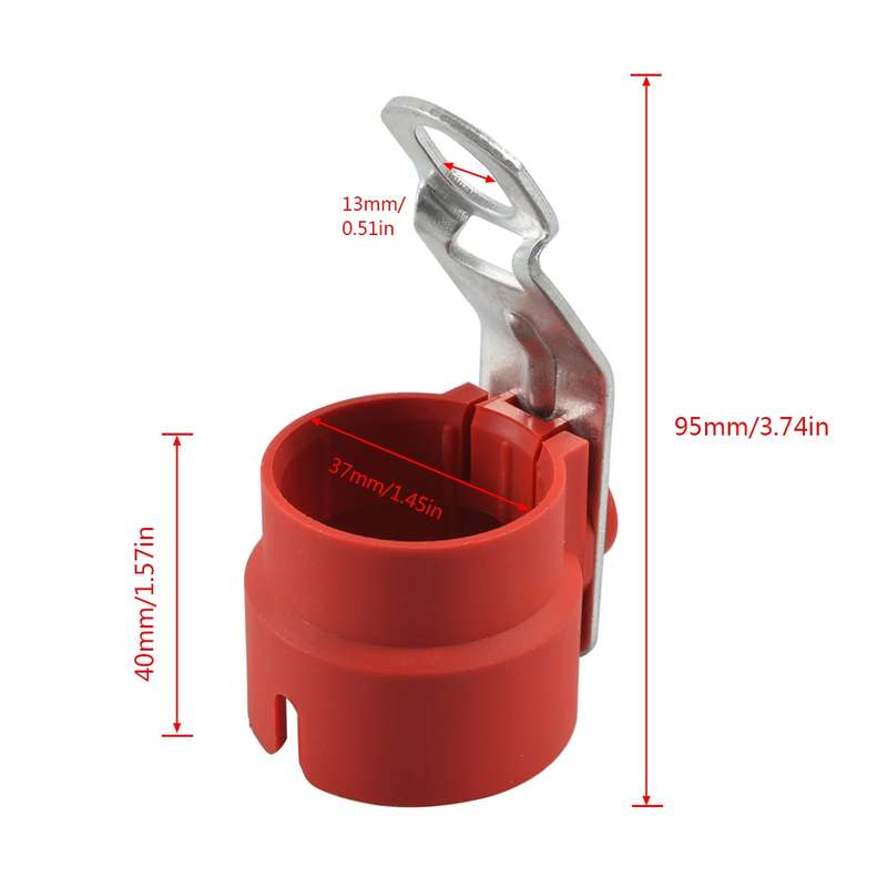 A6950-02 Trailer Plug Holder Connector Retainer(Red)