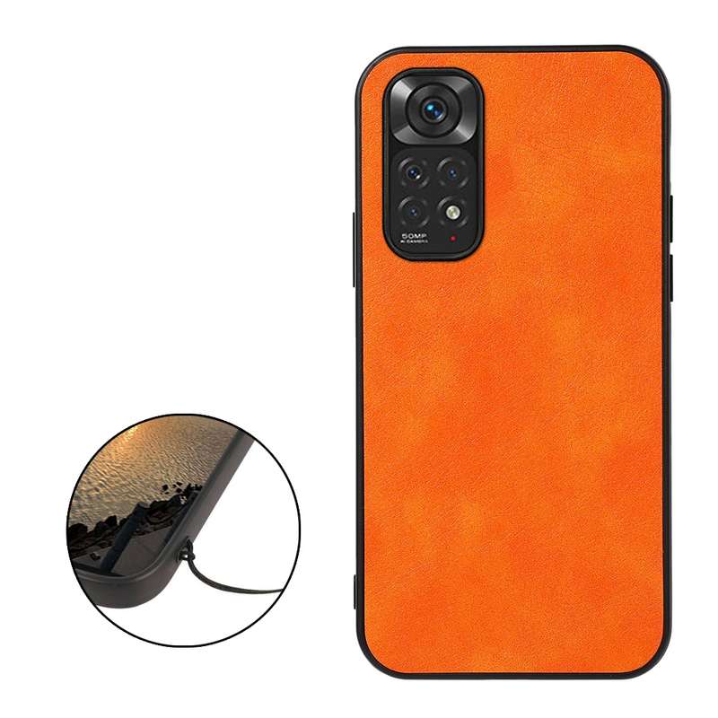 For Xiaomi Redmi Note 11 4G Global / Note 11S Two-color Litchi Texture Phone Case(Black)