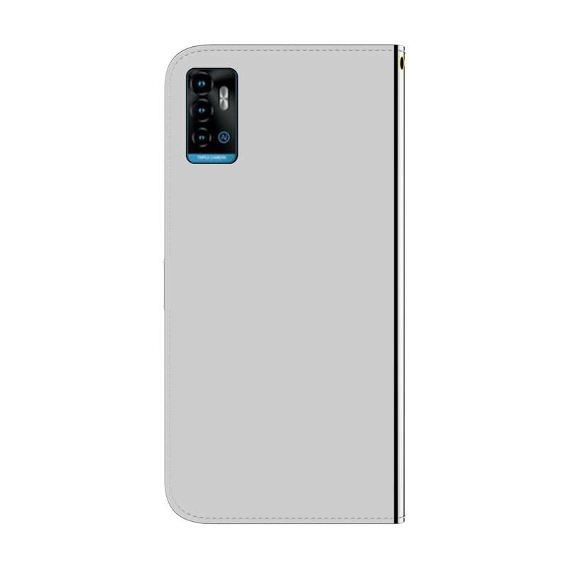 For ZTE Blade A72 / V40 Vita Imitated Mirror Surface Horizontal Flip Leather Phone Case(Black)