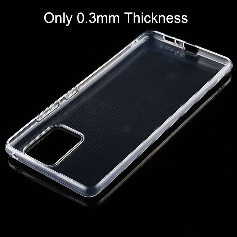 For Galaxy S10 Lite 0.3mm Ultra-Thin Transparent TPU Protective Case