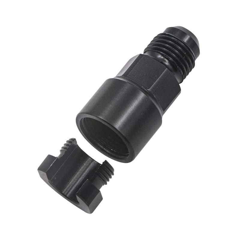 HF072-BK LS LS1 LS3 Fuel Rail Quick Connect Fitting Line Adapter AN6 3/8 Tube