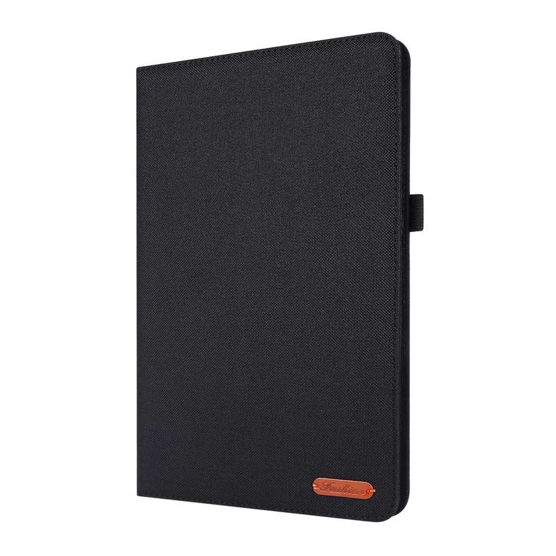 For Samsung Galaxy Tab S8 Ultra Horizontal Flip Fabric Leather Tablet Case with Card Slots & Holder(