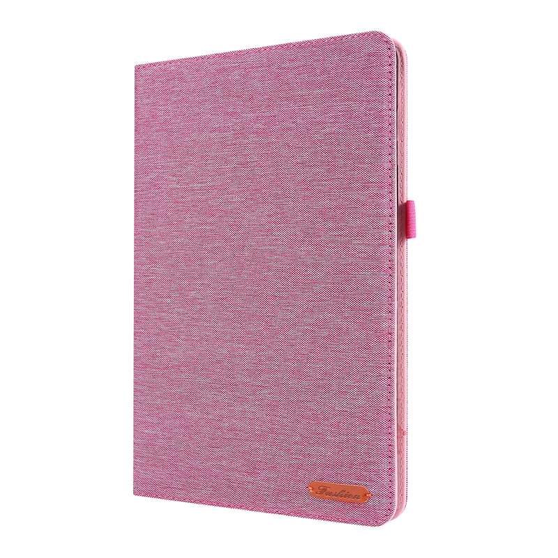 For Samsung Galaxy Tab S8 Ultra Horizontal Flip Fabric Leather Tablet Case with Card Slots & Holder(