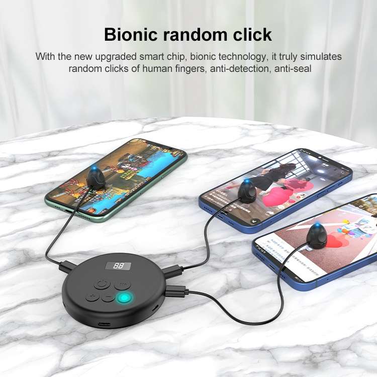G30 Universal Digital Display Like Device Mobile Phone Automatic Screen Clicker, Style:One Machine w
