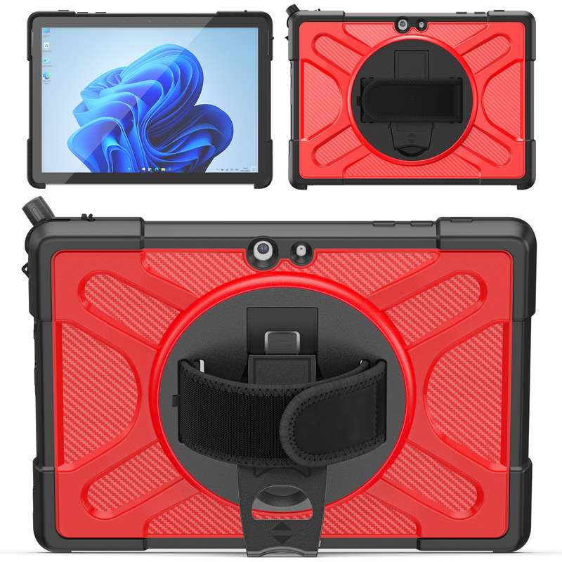 For Microsoft Surface Go 4 / 3 / 2 / 1 TPU + PC Tablet Case(Black)