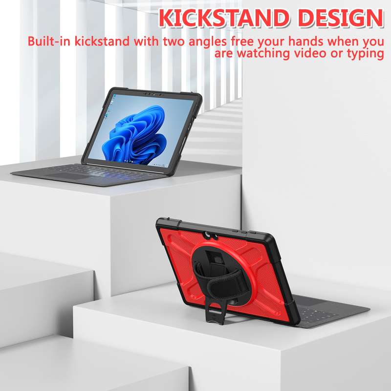 For Microsoft Surface Go 4 / 3 / 2 / 1 TPU + PC Tablet Case(Black)