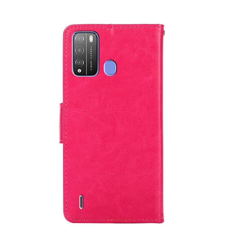 For Itel Vision 1 Pro Crystal Texture Leather Phone Case(Brown)