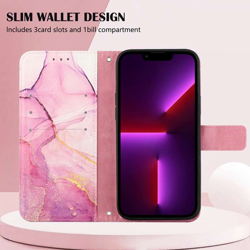 For OPPO Reno5 Pro+ 5G / Find X3 Neo PT003 Marble Pattern Flip Leather Phone Case(LS006)