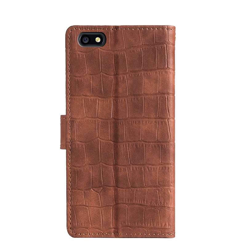 For OPPO A77 Skin Feel Crocodile Texture Magnetic Clasp PU Leather Phone Case(Black)