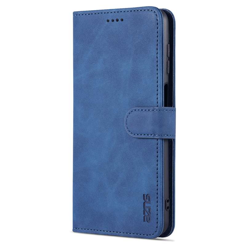 For Samsung Galaxy A23 5G AZNS Skin Feel Calf Texture Horizontal Flip Leather Phone Case(Red)