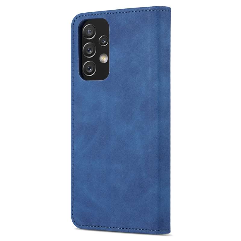 For Samsung Galaxy A23 5G AZNS Skin Feel Calf Texture Horizontal Flip Leather Phone Case(Red)