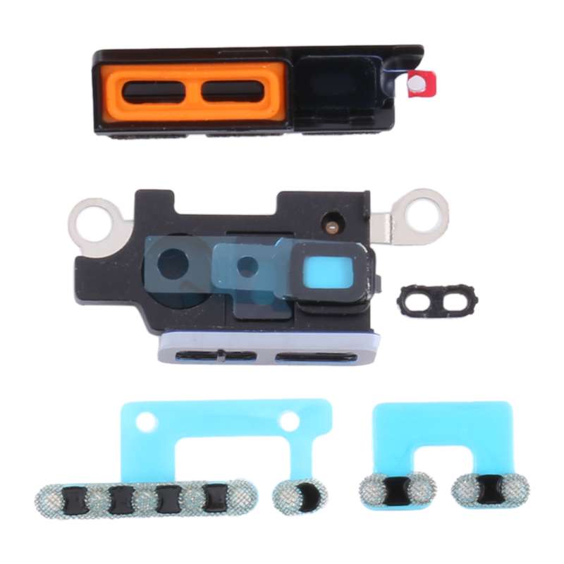 10 PCS Speaker Dustproof Mesh with Frame For iPhone 13 Pro(Black)