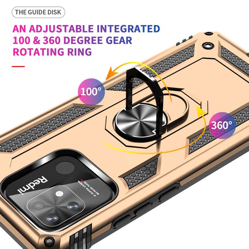 For Samsung Galaxy A22 5G Sliding Camshield Holder Phone Case(Rose Gold)
