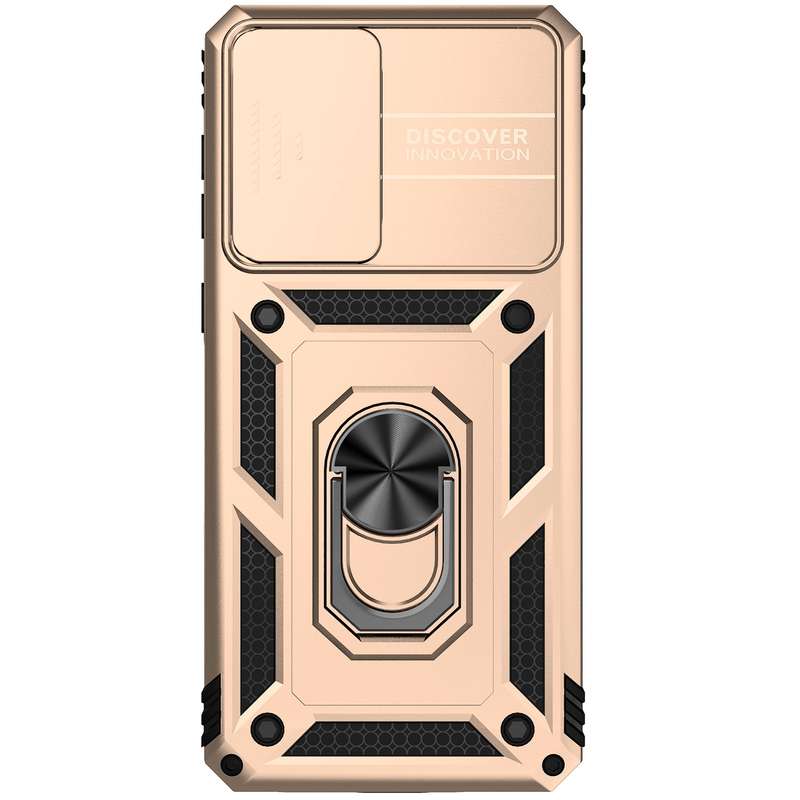 For Samsung Galaxy A33 5G Sliding Camshield Holder Phone Case(Black)