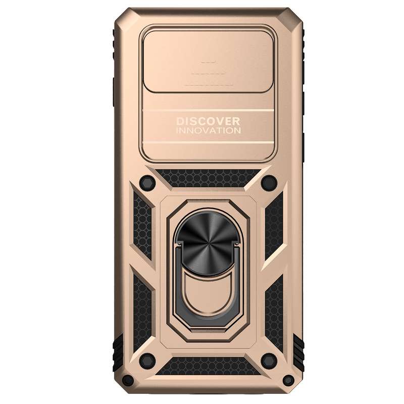 For Samsung Galaxy S20 FE Sliding Camshield Holder Phone Case(Rose Gold)