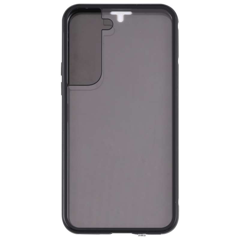 For Samsung Galaxy S22 5G Anti-peeping Magnetic Double-sided Tempered Glass Phone Case(Red)