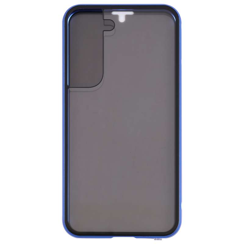 For Samsung Galaxy S22 5G Anti-peeping Magnetic Double-sided Tempered Glass Phone Case(Red)