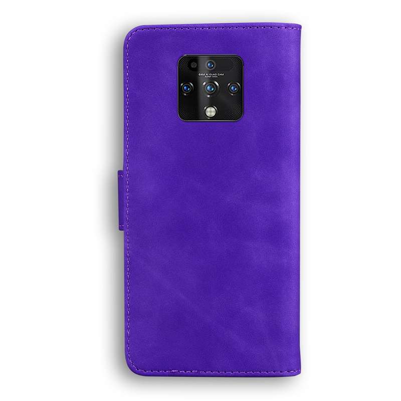 For Tecno Camon 16 Premier CE9 Skin Feel Pure Color Flip Leather Phone Case(Green)