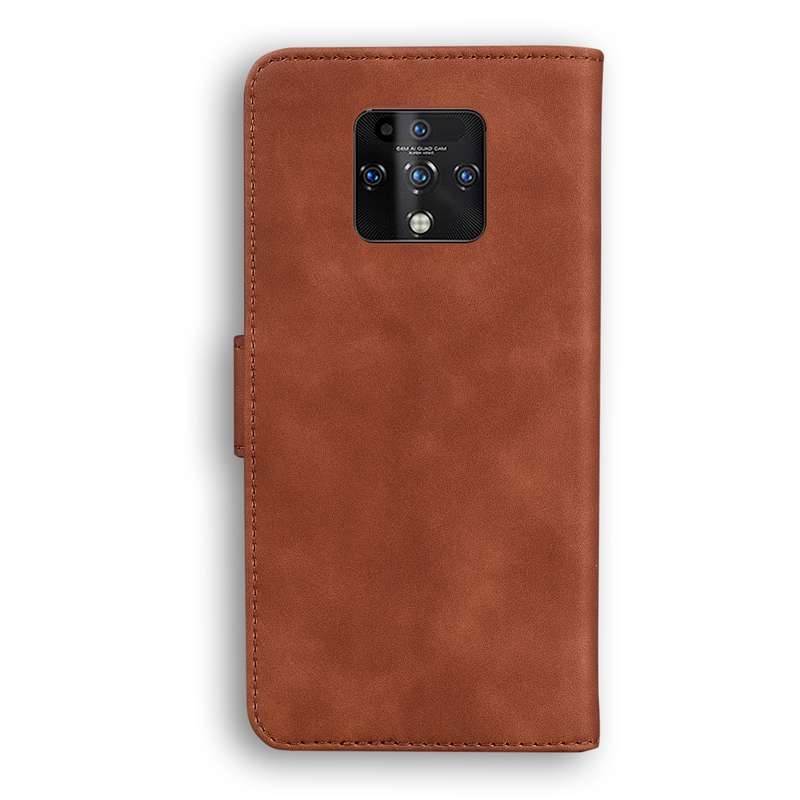 For Tecno Camon 16 Premier CE9 Skin Feel Pure Color Flip Leather Phone Case(Green)